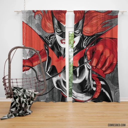 Shadow of the Batwoman Comic Curtain