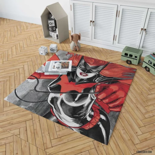 Shadow of the Batwoman Comic Rug 1