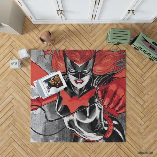 Shadow of the Batwoman Comic Rug