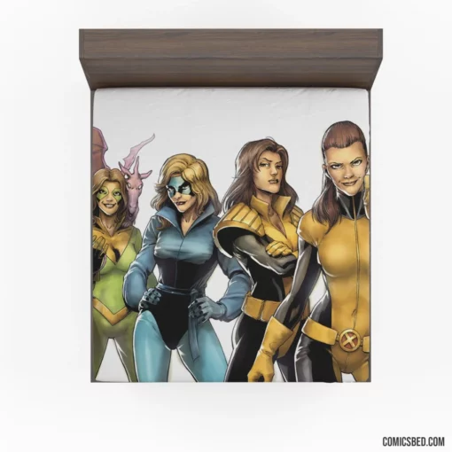 Shadowcat Comics Evolution X-Men Tale Fitted Sheet 1