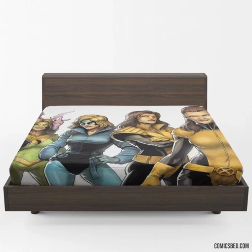 Shadowcat Comics Evolution X-Men Tale Fitted Sheet