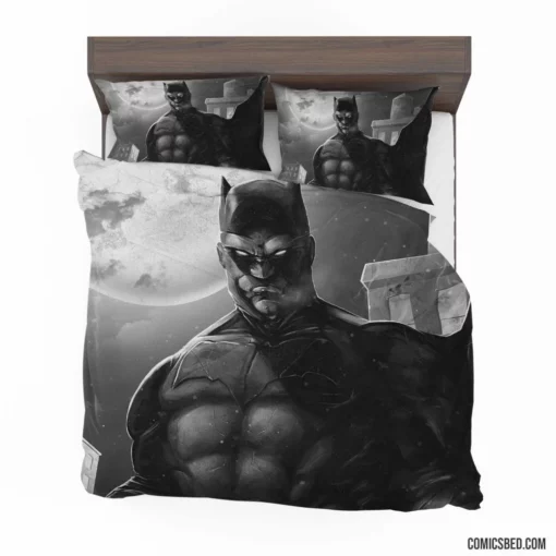 Shadows Over Arkham Batman Confrontation Comic Bedding Set 1