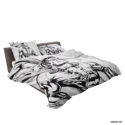 Shazam! Captain Marvel Magical Hero Comic Bedding Set 2