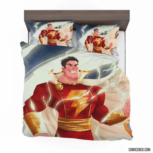 Shazam Chronicles Heroic Lightning Strikes Comic Bedding Set 1