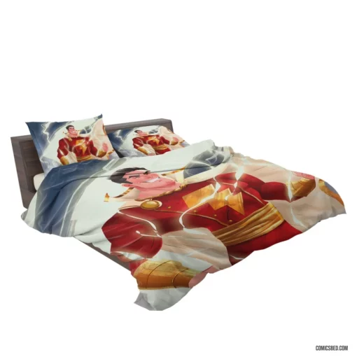 Shazam Chronicles Heroic Lightning Strikes Comic Bedding Set 2