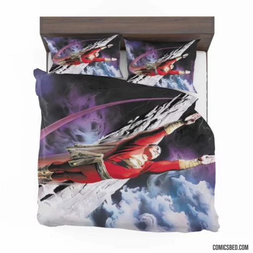 Shazam DC Thunderous Hero Comic Bedding Set 1