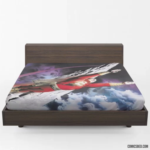 Shazam DC Thunderous Hero Comic Fitted Sheet