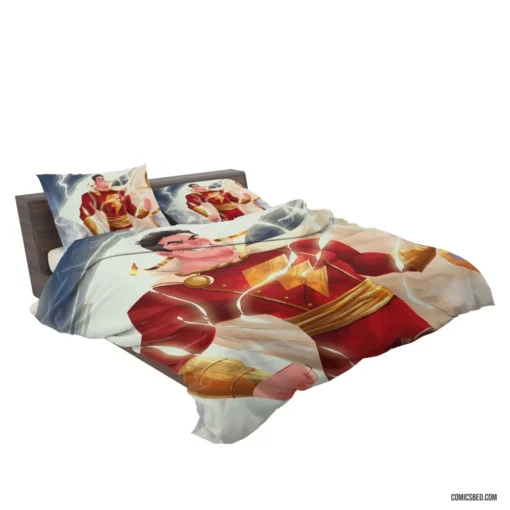 Shazam! Marvel Electrifying Hero Comic Bedding Set 2