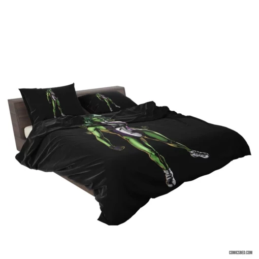 She-Hulk Heroic Lawye Comic Bedding Set 2