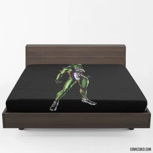 She-Hulk Heroic Lawye Comic Fitted Sheet