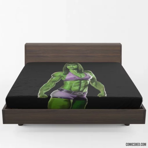 She-Hulk Legal Chronicles Comic Fitted Sheet