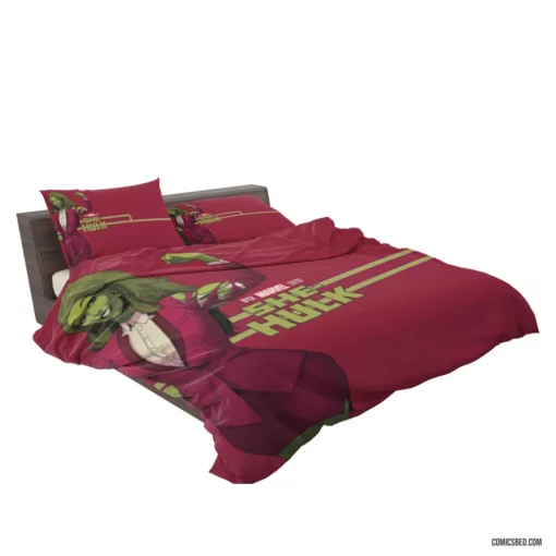 She-Hulk Legal Defender Comic Bedding Set 2