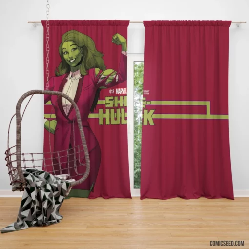 She-Hulk Legal Defender Comic Curtain