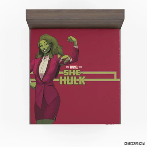 She-Hulk Legal Defender Comic Fitted Sheet 1