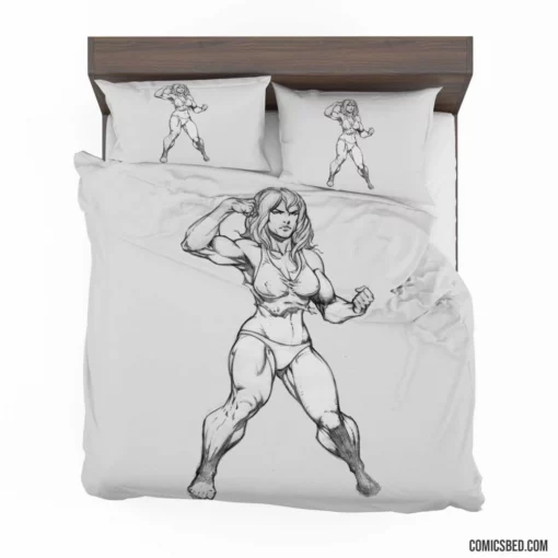 She-Hulk Legal Guardian Comic Bedding Set 1