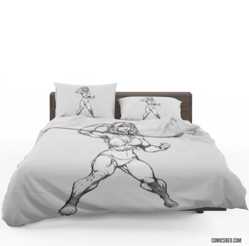 She-Hulk Legal Guardian Comic Bedding Set