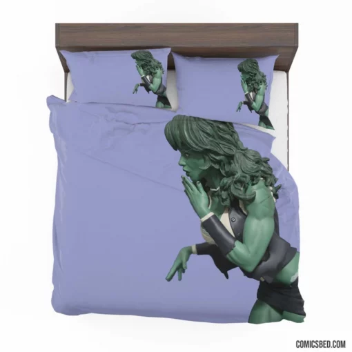 She-Hulk Legal Warrior Journey Comic Bedding Set 1