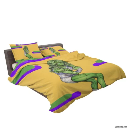 She-Hulk Marvel Legal Heroine Comic Bedding Set 2