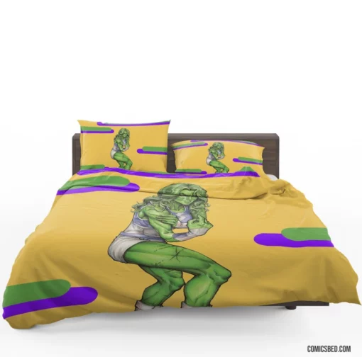 She-Hulk Marvel Legal Heroine Comic Bedding Set