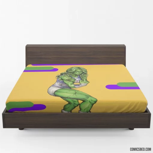 She-Hulk Marvel Legal Heroine Comic Fitted Sheet