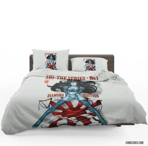 Shi Vigilante Heroine Comic Bedding Set