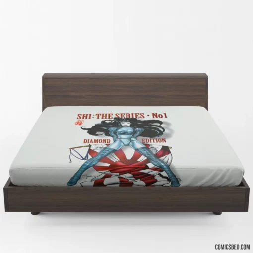 Shi Vigilante Heroine Comic Fitted Sheet