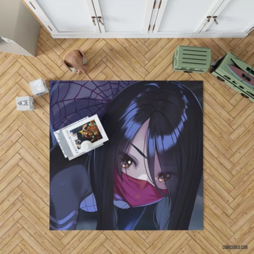 Silk Marvel Comics Webbed Heroine Rug