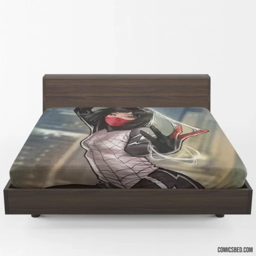 Silk Short Hair Marvel Heroine Comic Fitted Sheet