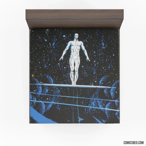 Silver Surfer Cosmic Voyager Comic Fitted Sheet 1