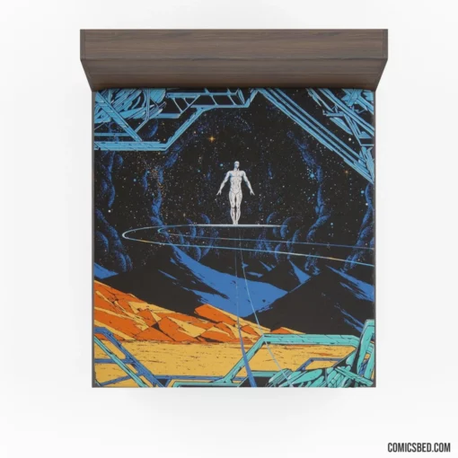 Silver Surfer Galactic Guardian Comic Fitted Sheet 1