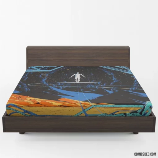 Silver Surfer Galactic Guardian Comic Fitted Sheet