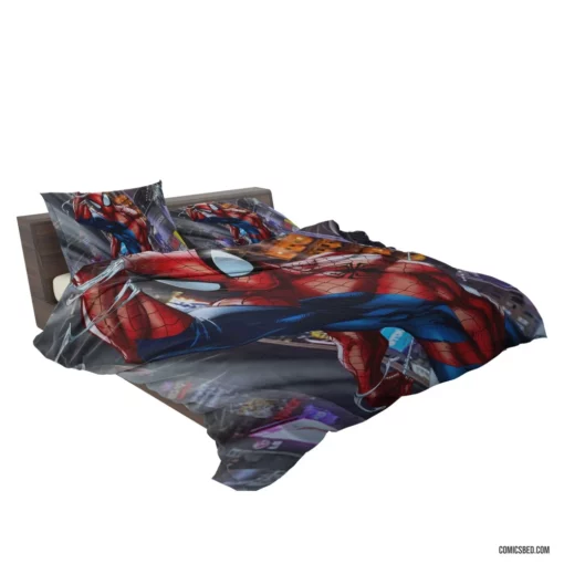 Sinister Plot Unveiled Spidey Stand Comic Bedding Set 2