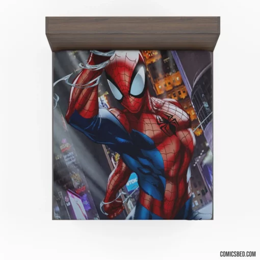 Sinister Plot Unveiled Spidey Stand Comic Fitted Sheet 1