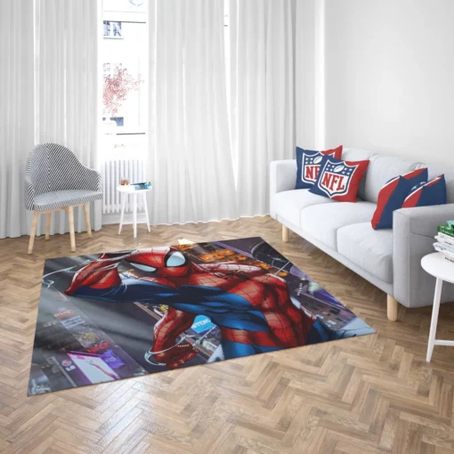 Sinister Plot Unveiled Spidey Stand Comic Rug 2