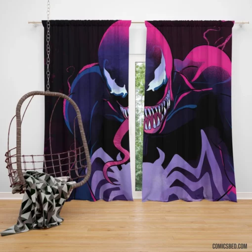 Sinister Venom Marvel Allure Beyond Darkness Comic Curtain