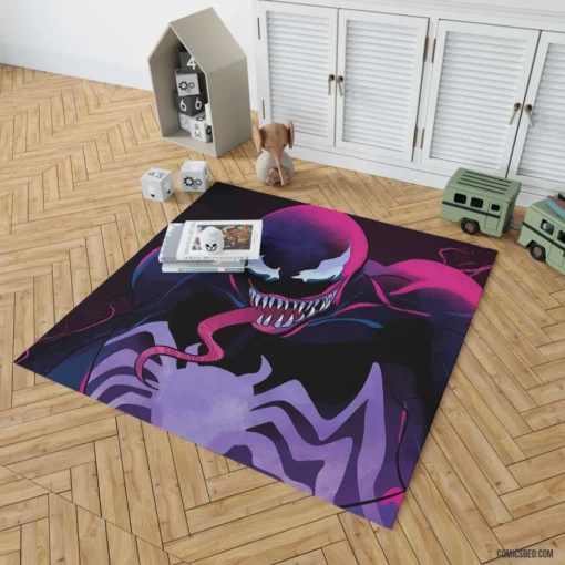 Sinister Venom Marvel Allure Beyond Darkness Comic Rug 1