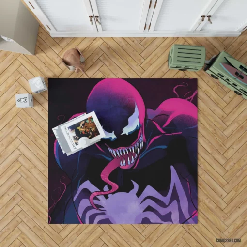 Sinister Venom Marvel Allure Beyond Darkness Comic Rug