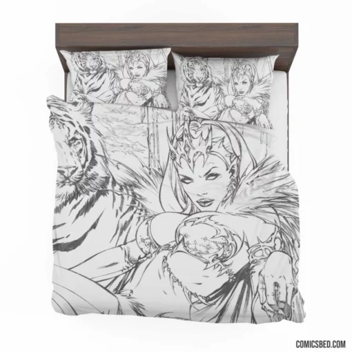 Snow Queen Enchanted Fantasy Comic Bedding Set 1