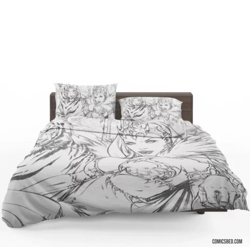 Snow Queen Enchanted Fantasy Comic Bedding Set