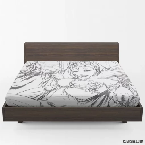 Snow Queen Enchanted Fantasy Comic Fitted Sheet