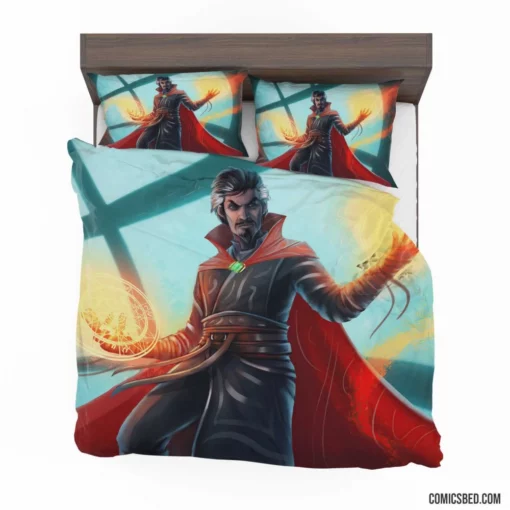 Sorcerer Supreme Unleashed Doctor Strange Comic Bedding Set 1