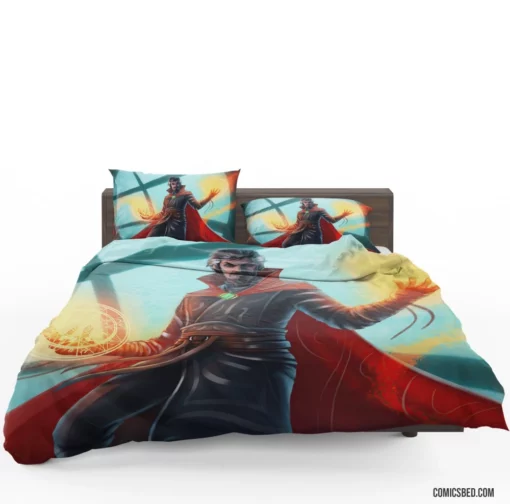 Sorcerer Supreme Unleashed Doctor Strange Comic Bedding Set