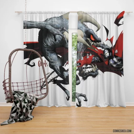 Spawn Dark Anti-Heroic Chronicles Comic Curtain