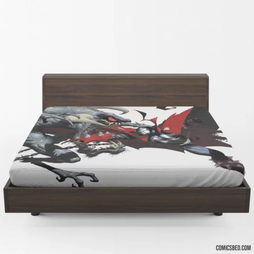 Spawn Dark Anti-Heroic Chronicles Comic Fitted Sheet