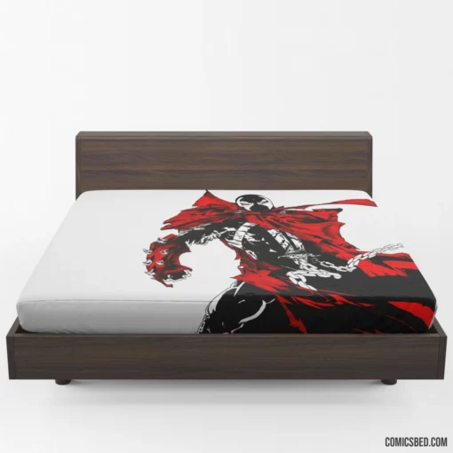 Spawn Dark Realm Haunting Chronicles Comic Fitted Sheet