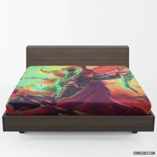 Spawn Dark and Mysterious Antihero Comic Fitted Sheet