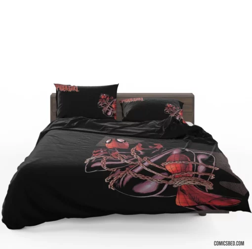 Spectacular Spider-Girl Webbed Hero Comic Bedding Set