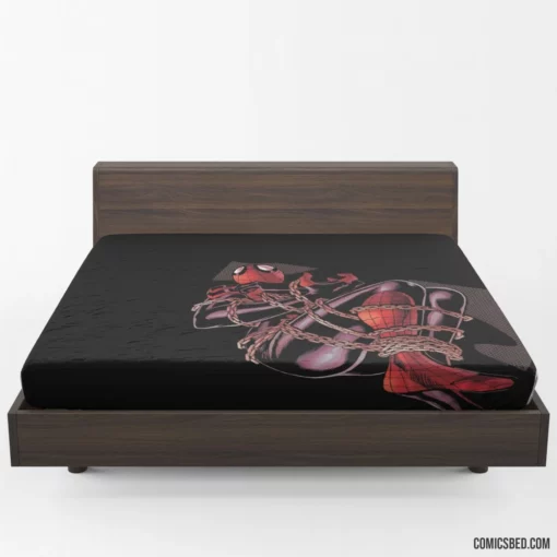 Spectacular Spider-Girl Webbed Hero Comic Fitted Sheet