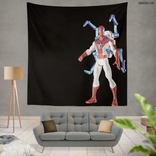 Spectacular Spider-Man Heroic Adventures Comic Wall Tapestry