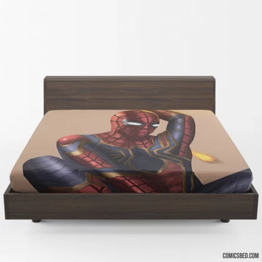 Spectacular Spider-Man Marvel Heroic Feats Comic Fitted Sheet